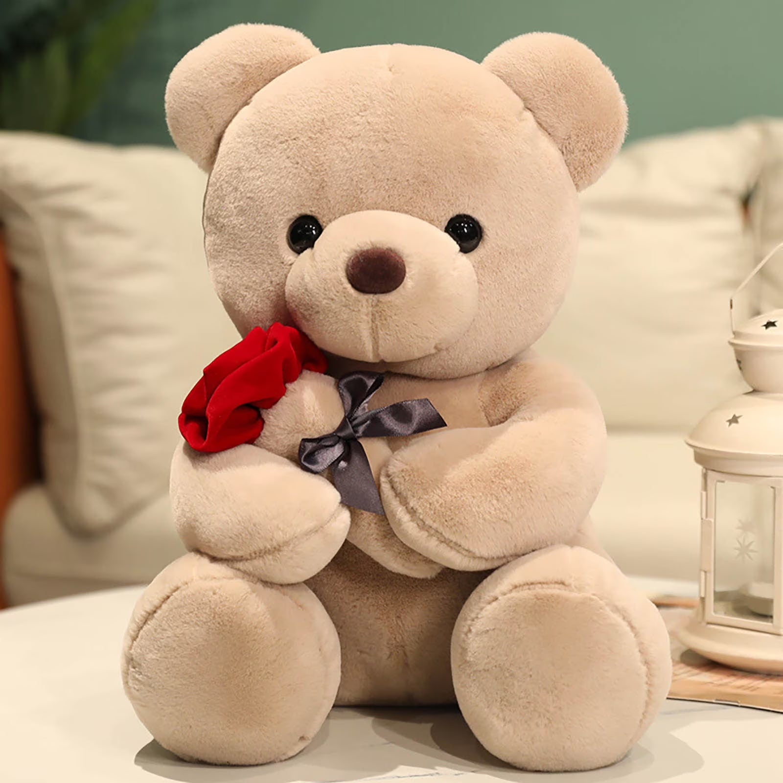 Adorable Plush Teddy Bear - Stuffed Animal Toy for Valentines Day Gift and Party Decoration